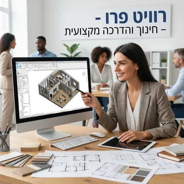 קורס רוויט לאדריכלים - עבודה על פרויקט מקצועי